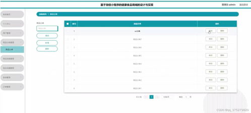 基于微信小程序的健康食品商城的設(shè)計(jì)與實(shí)現(xiàn)